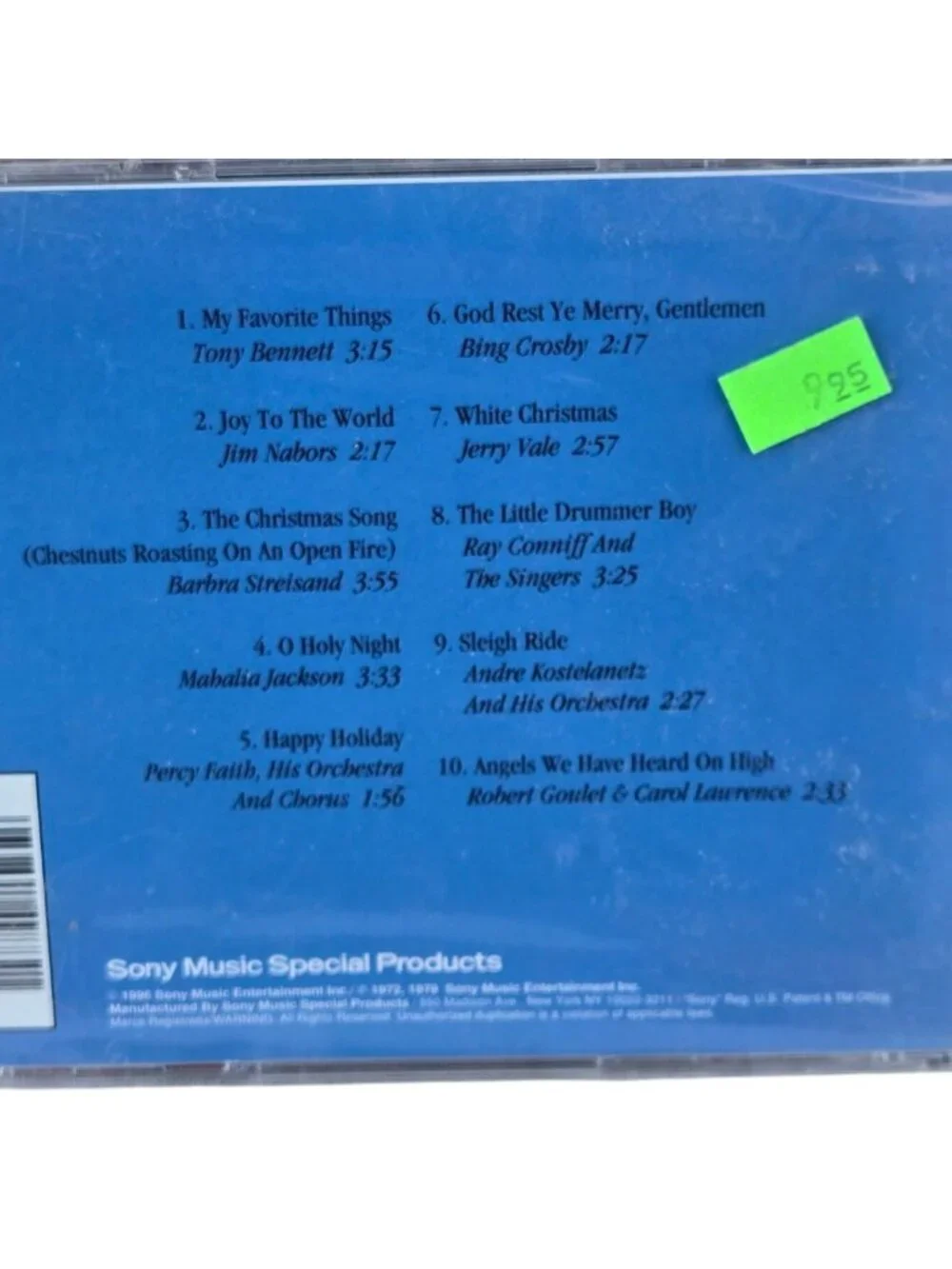 Christmas Favorites CD Tony Bennett Barbra Streisand 1996 Sony Music New Sealed